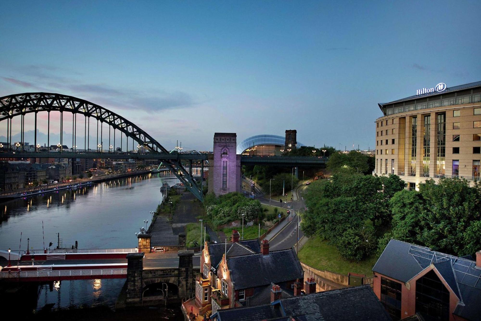 Hilton Newcastle Gateshead Hotell Exteriör bild